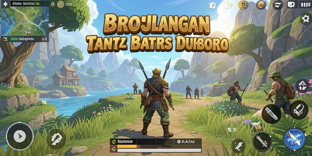 Tangkapan layar gameplay BROJITU menampilkan dunia terbuka yang kaya dan interaktif.