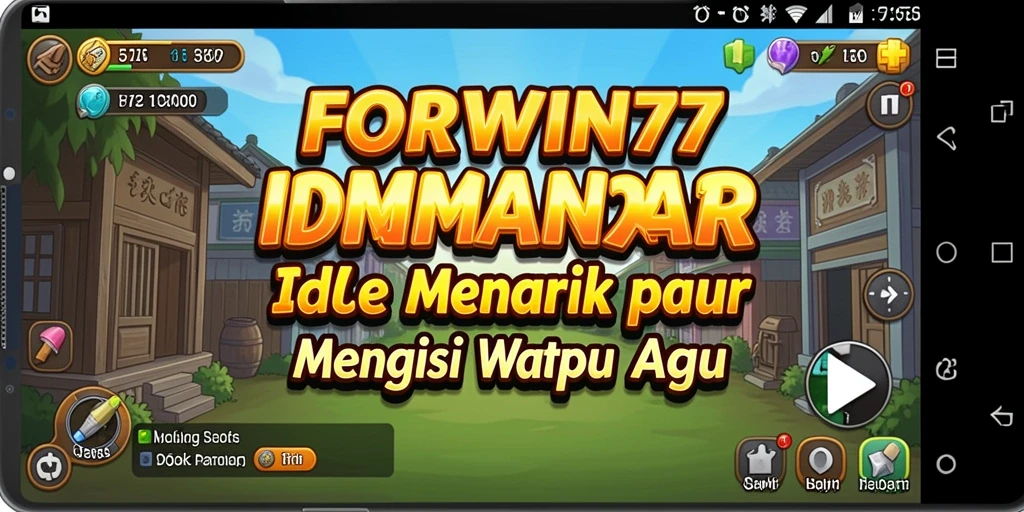 Tampilan gameplay menarik dan interaksi karakter dalam FORWIN77.