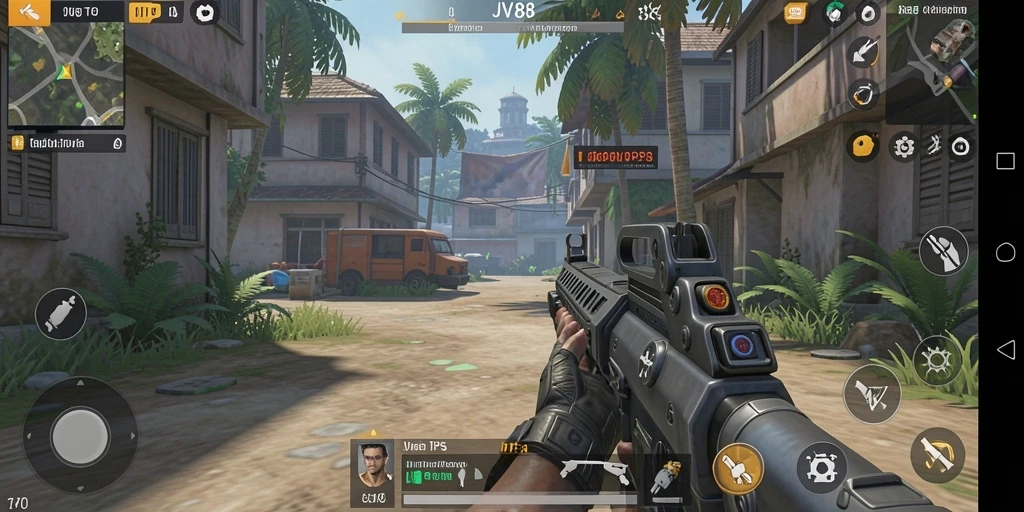 Tampilan menarik dari gameplay <strong>JV88</strong> yang menegangkan di arena pertempuran.