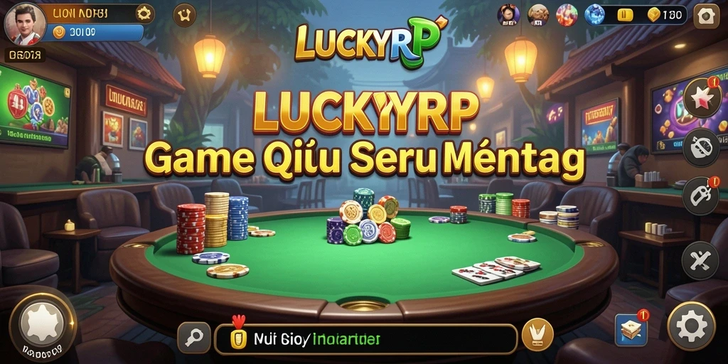 Tampilan menarik dari permainan QiuQiu LUCKYRP yang seru.