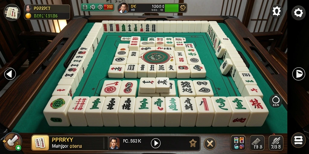 Screenshot gameplay <strong>PPRRYY</strong> menampilkan suasana permainan Mahjong yang seru.