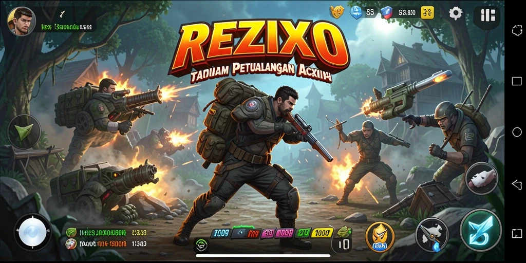 Screenshot gameplay ARPG yang menunjukkan pertarungan epik dan grafis yang memukau.